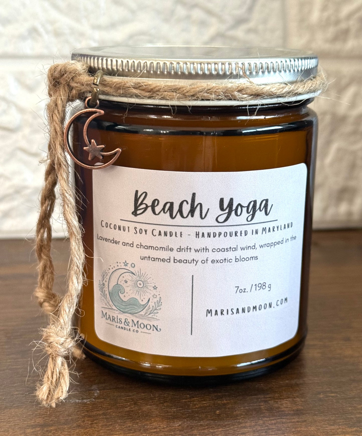 Beach Yoga 7oz candle