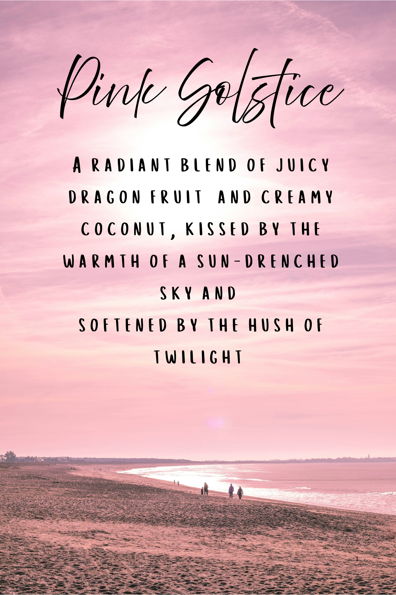 Pink Solstice 7oz candle
