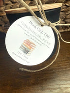 BookClub TBR  Coconut Soy Ceramic Candle Book lover