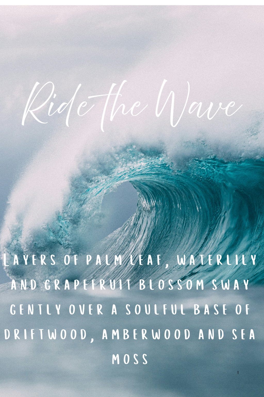 Ride the wave 7oz candle