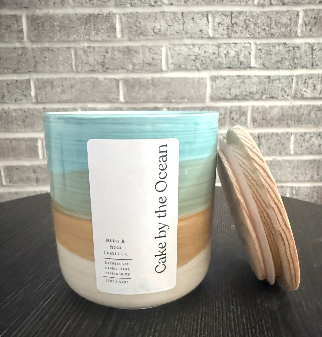 Cake by the Ocean Coconut Soy Coastal Candle