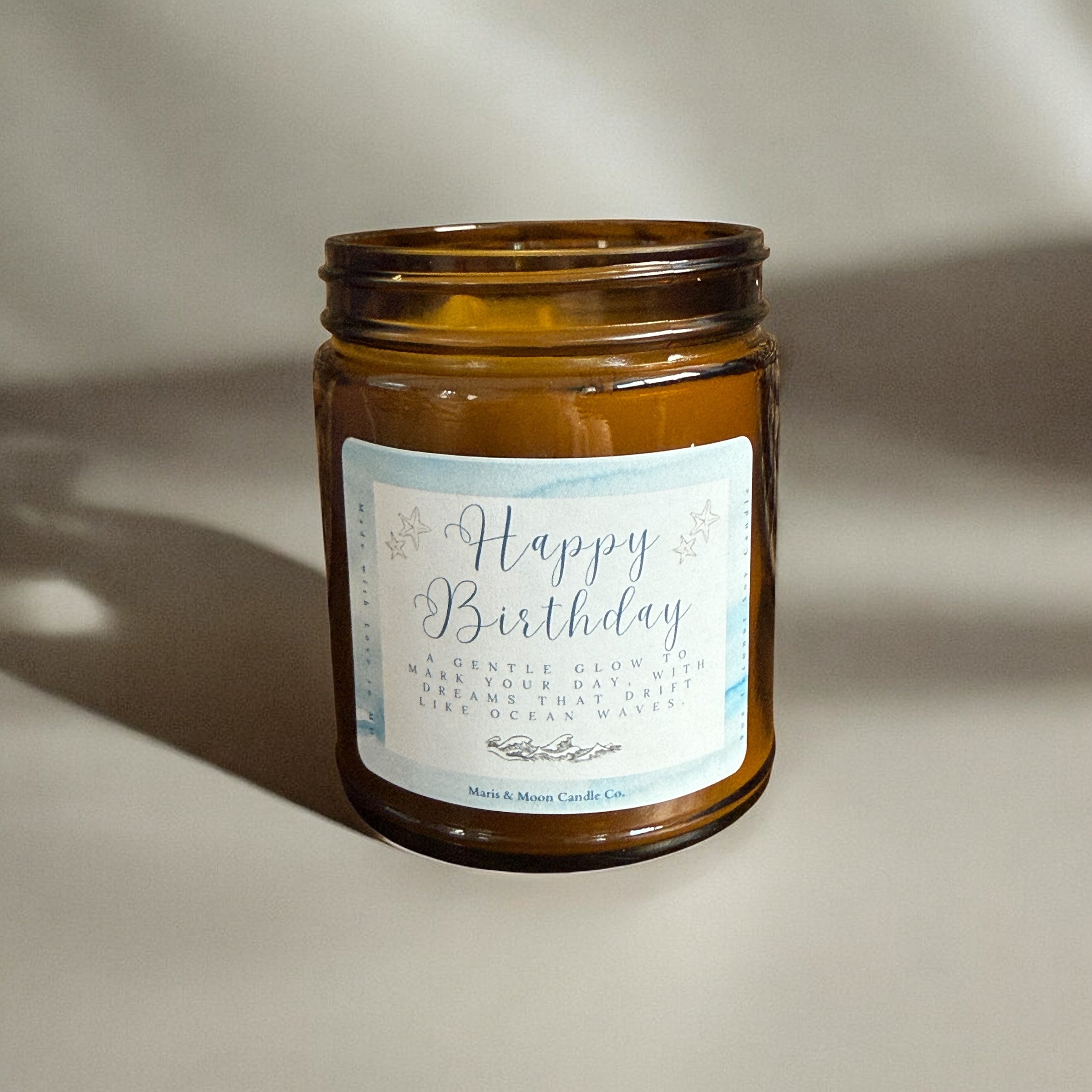Birthday gift 7oz Coconut Soy Candle in gift box