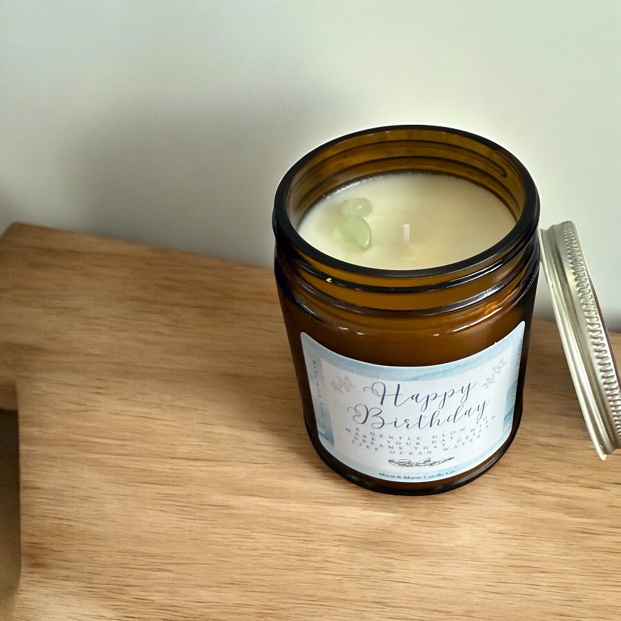 Birthday gift 7oz Coconut Soy Candle in gift box
