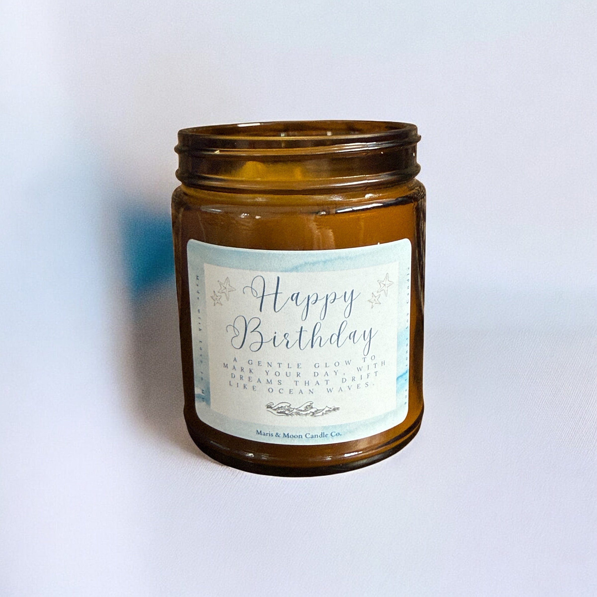 Birthday gift 7oz Coconut Soy Candle in gift box