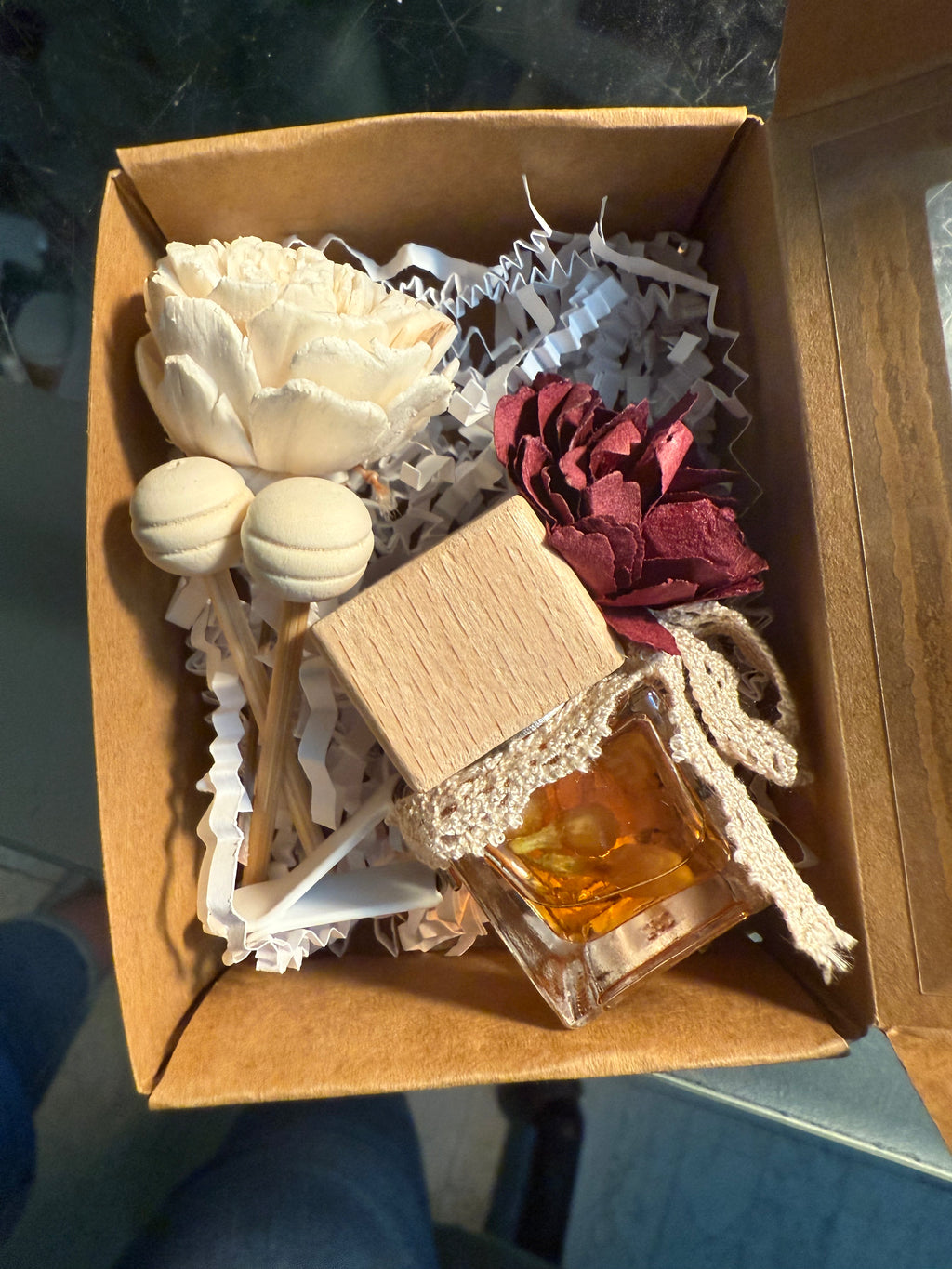 Boho vent car diffuser with reeds