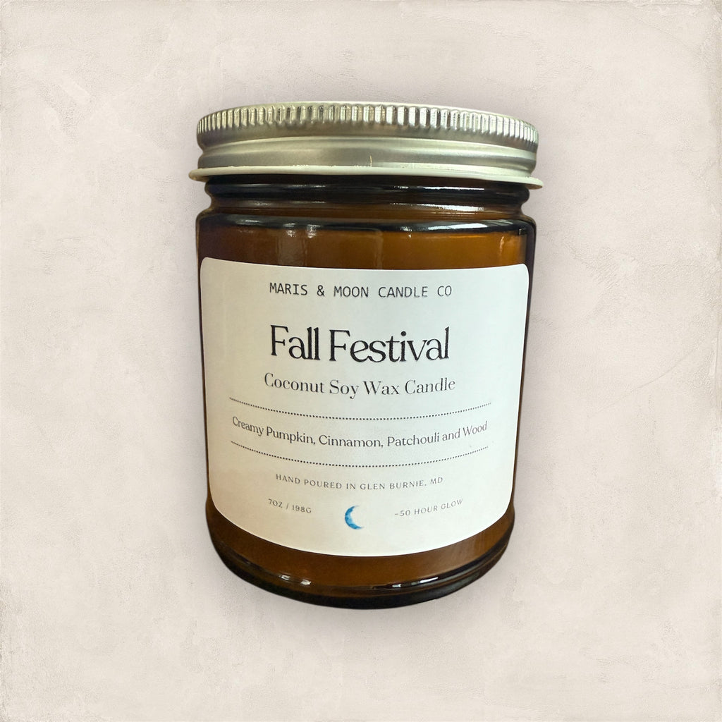 Fall Festival Amber jar candle