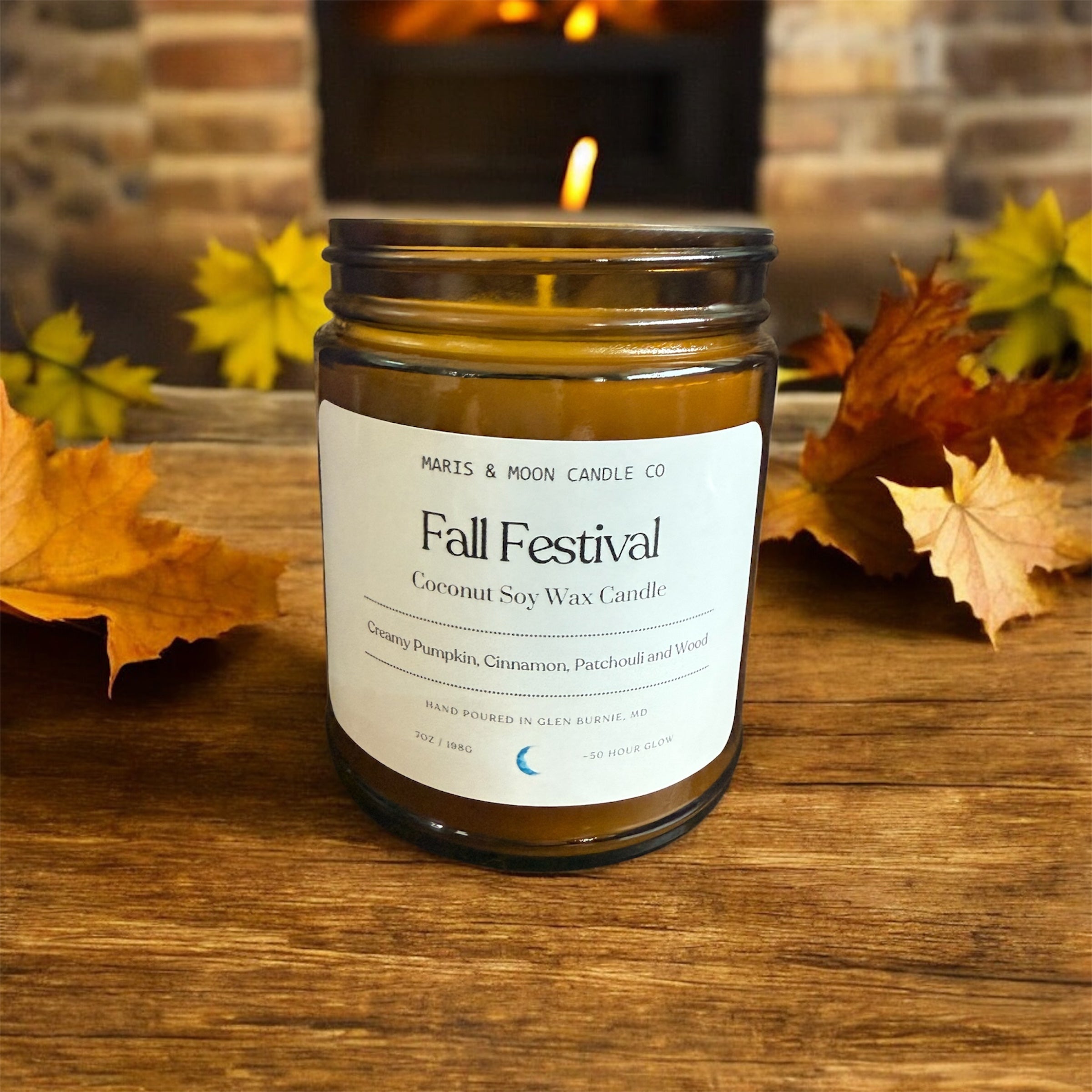 Fall Festival Amber jar candle