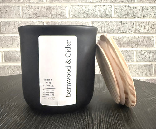 Barnwood & Cider Coconut Soy Ceramic Candle