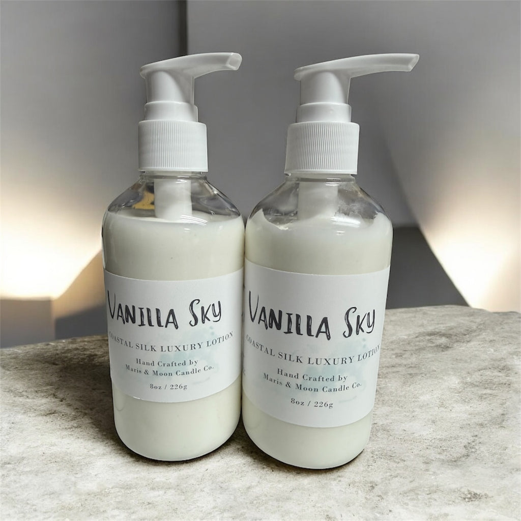 Vanilla Sky scented Coastal Silk Luxury Body Lotion