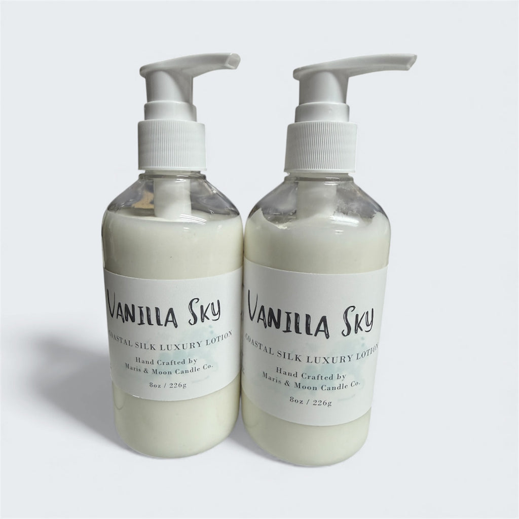 Vanilla Sky scented Coastal Silk Luxury Body Lotion