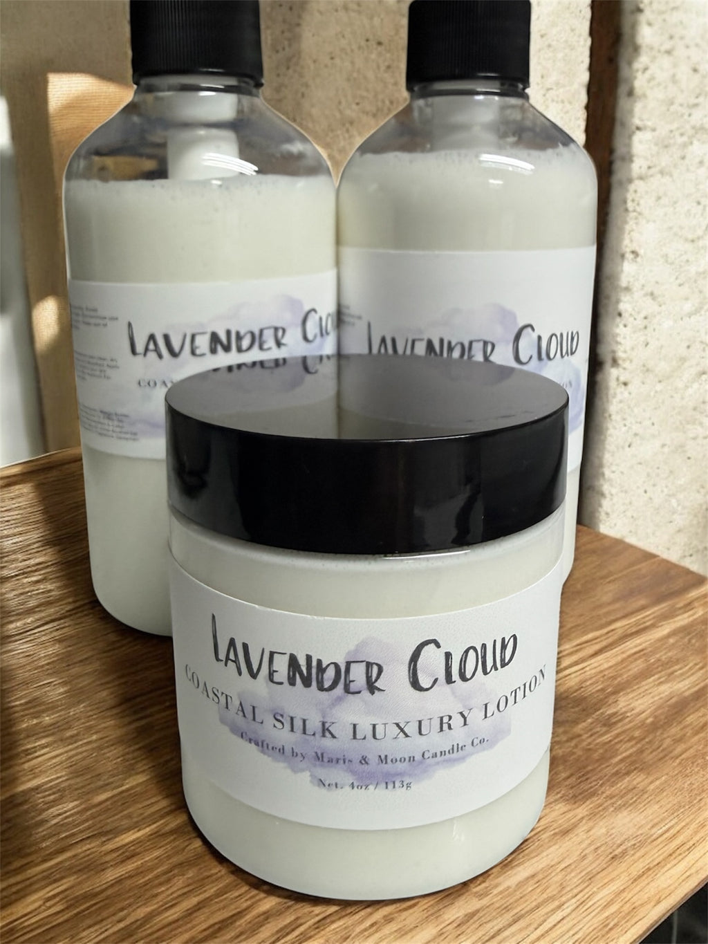 Lavender Cloud scented Coastal Silk Luxury Body Lotion