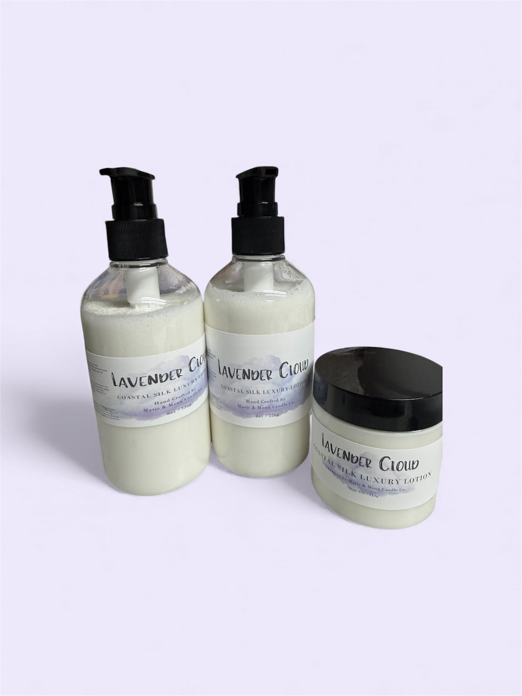 Lavender Cloud scented Coastal Silk Luxury Body Lotion