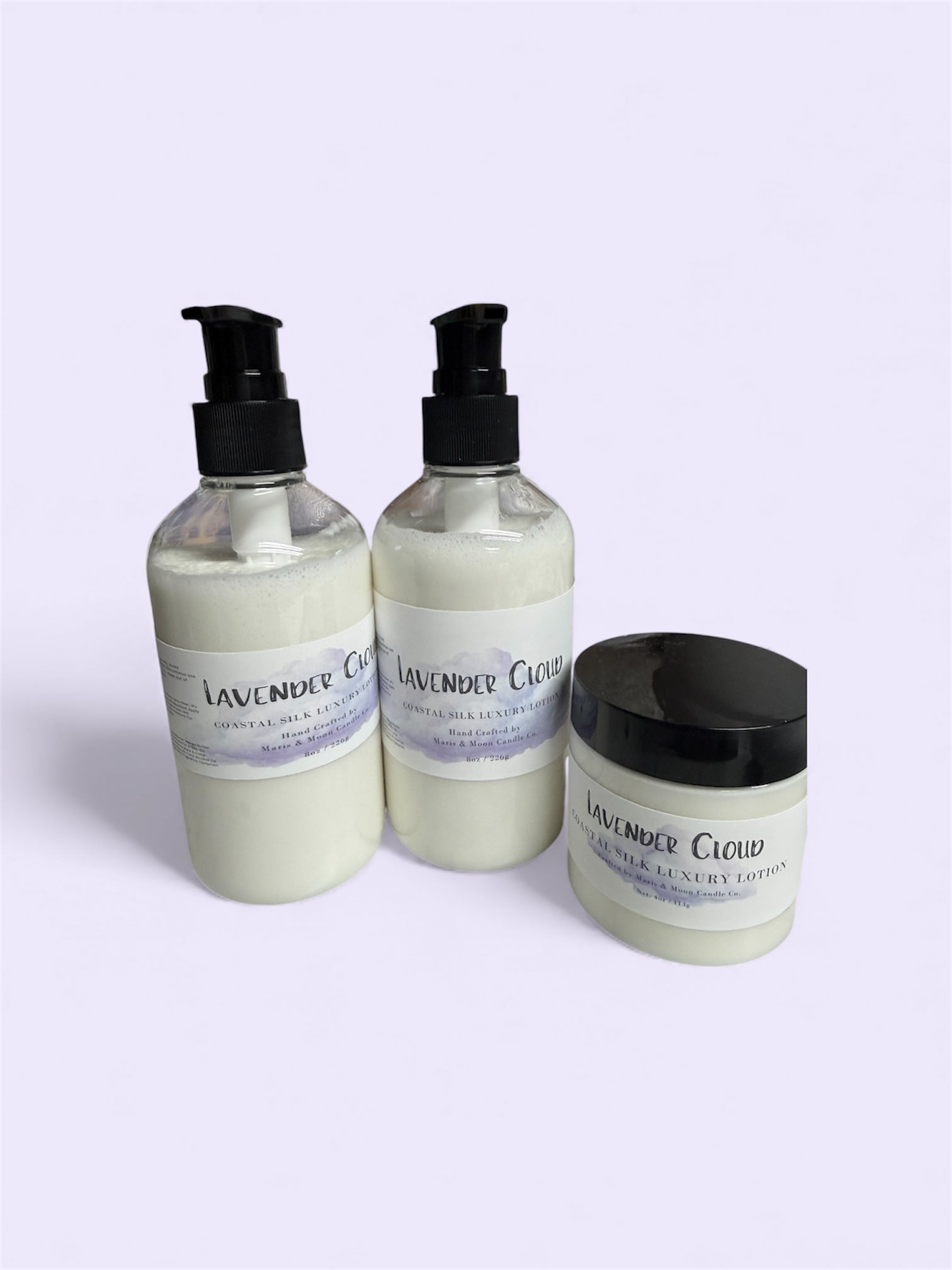 Lavender Cloud scented Coastal Silk Luxury Body Lotion