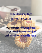 BlackBerry Jam Butter Cookies Amber jar candle
