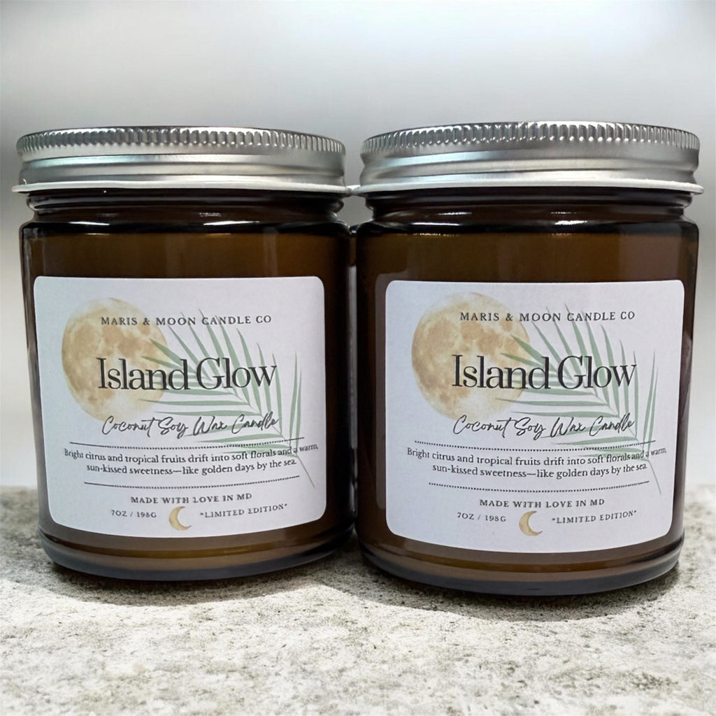 Island Glow jar candle