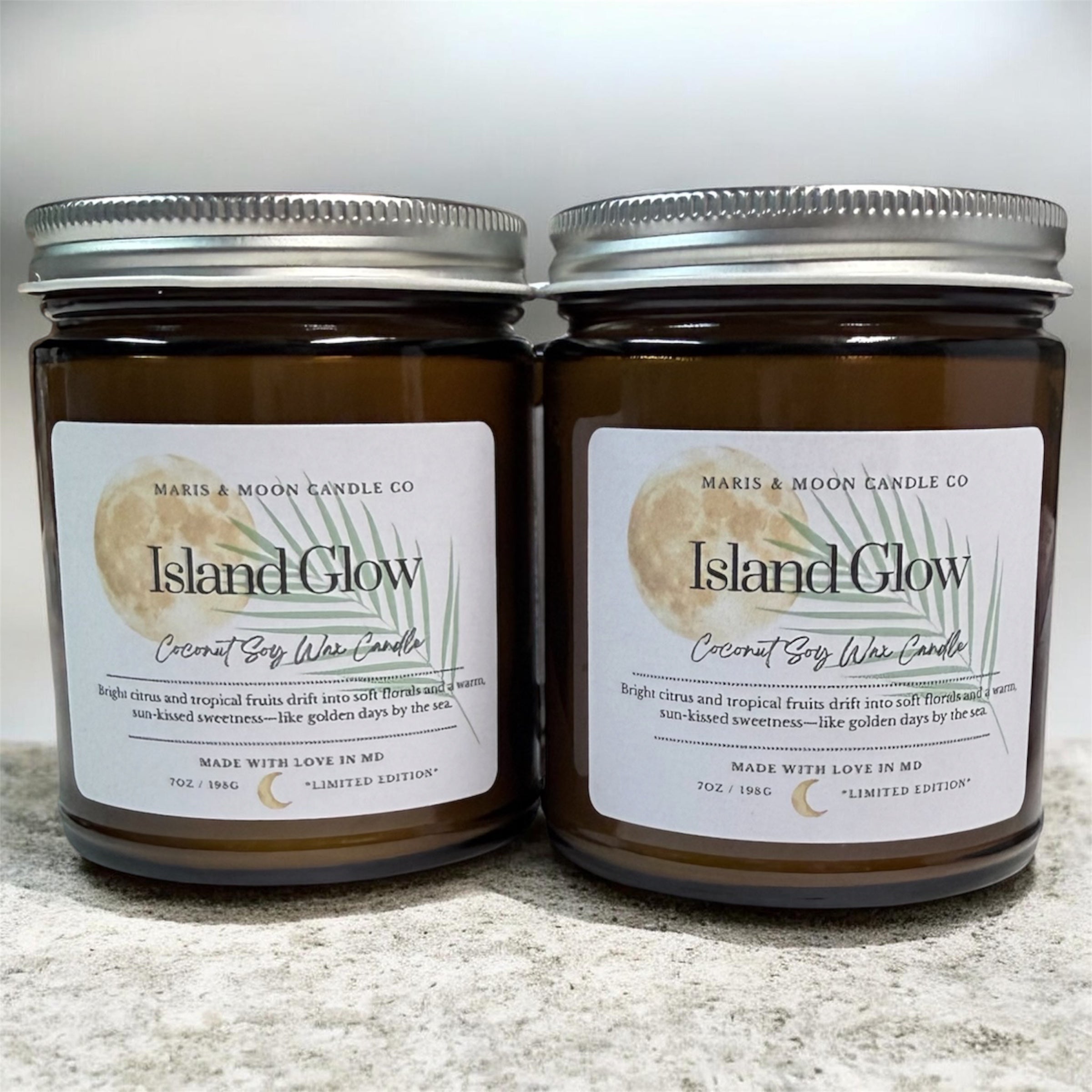 Island Glow jar candle