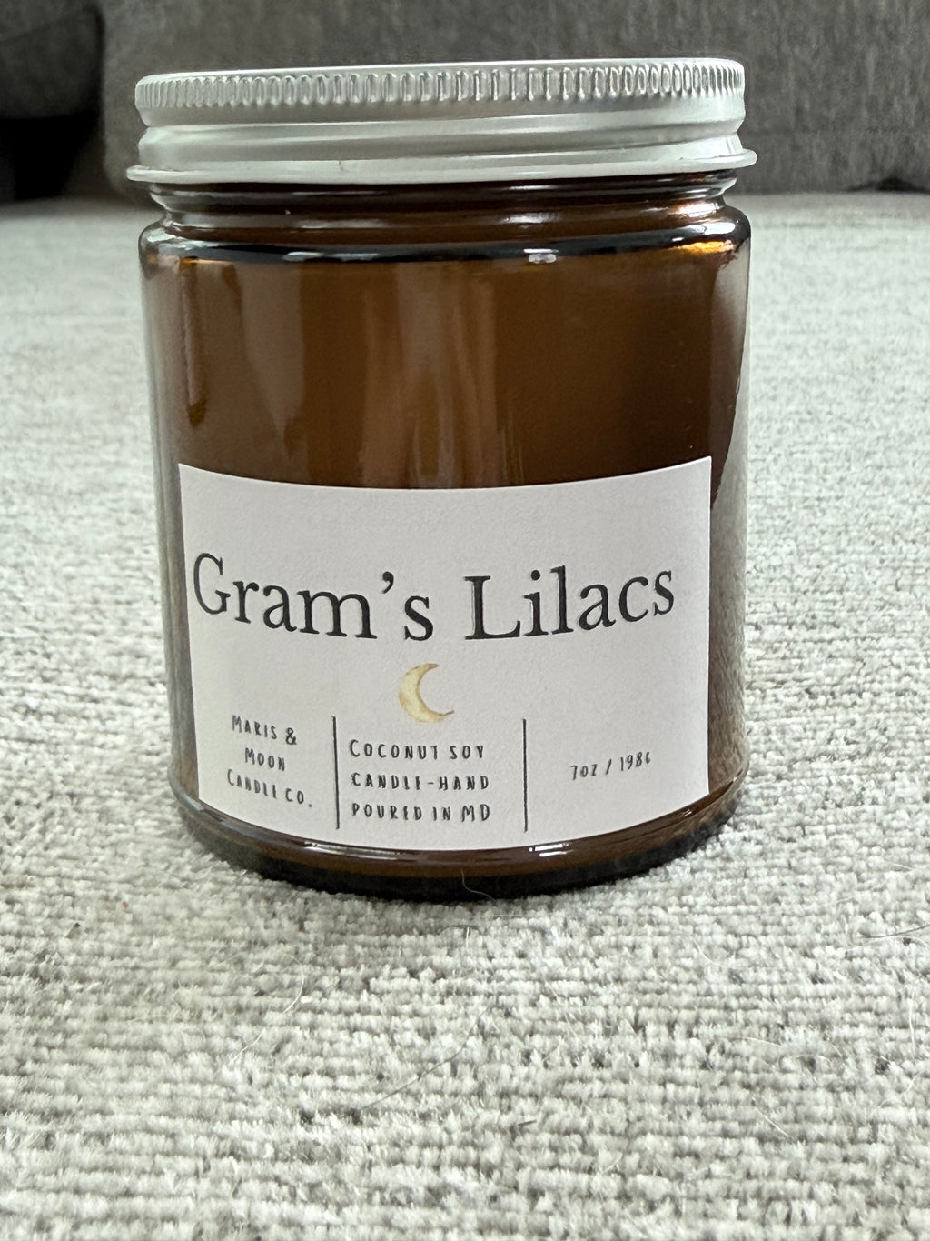 Gram’s Lilac Amber jar candle