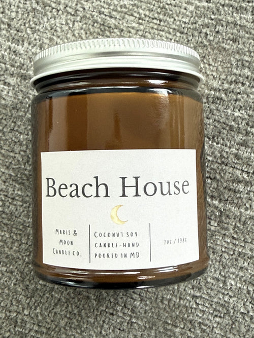 Beach House Amber jar candle