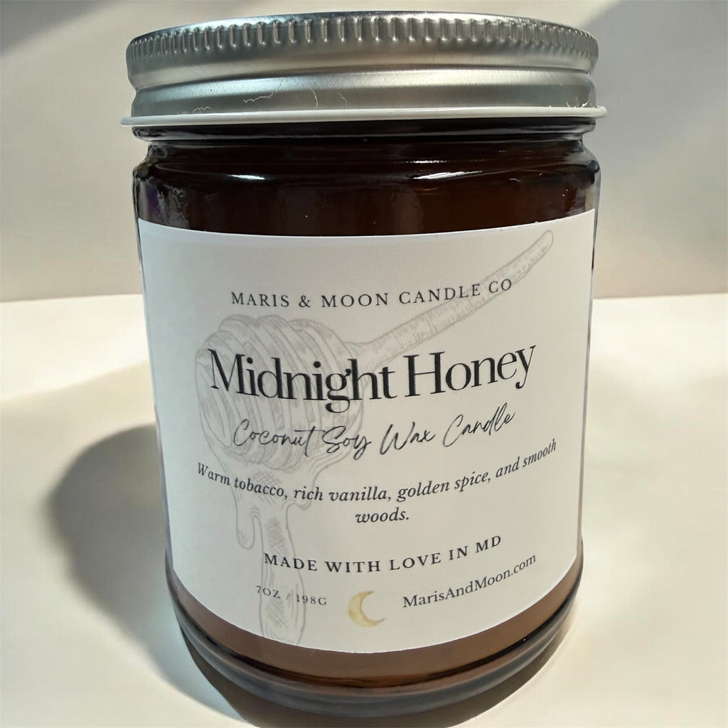 Midnight Honey jar candle