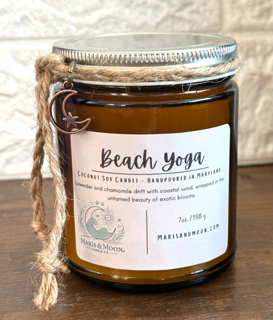 Beach Yoga 7oz candle