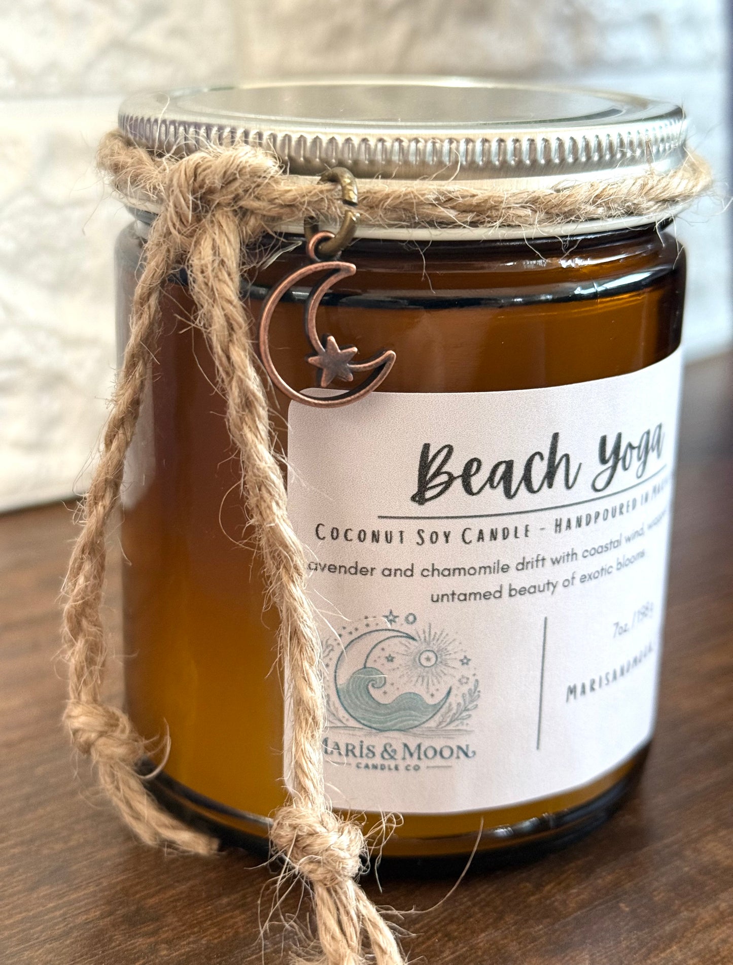 Beach Yoga 7oz candle