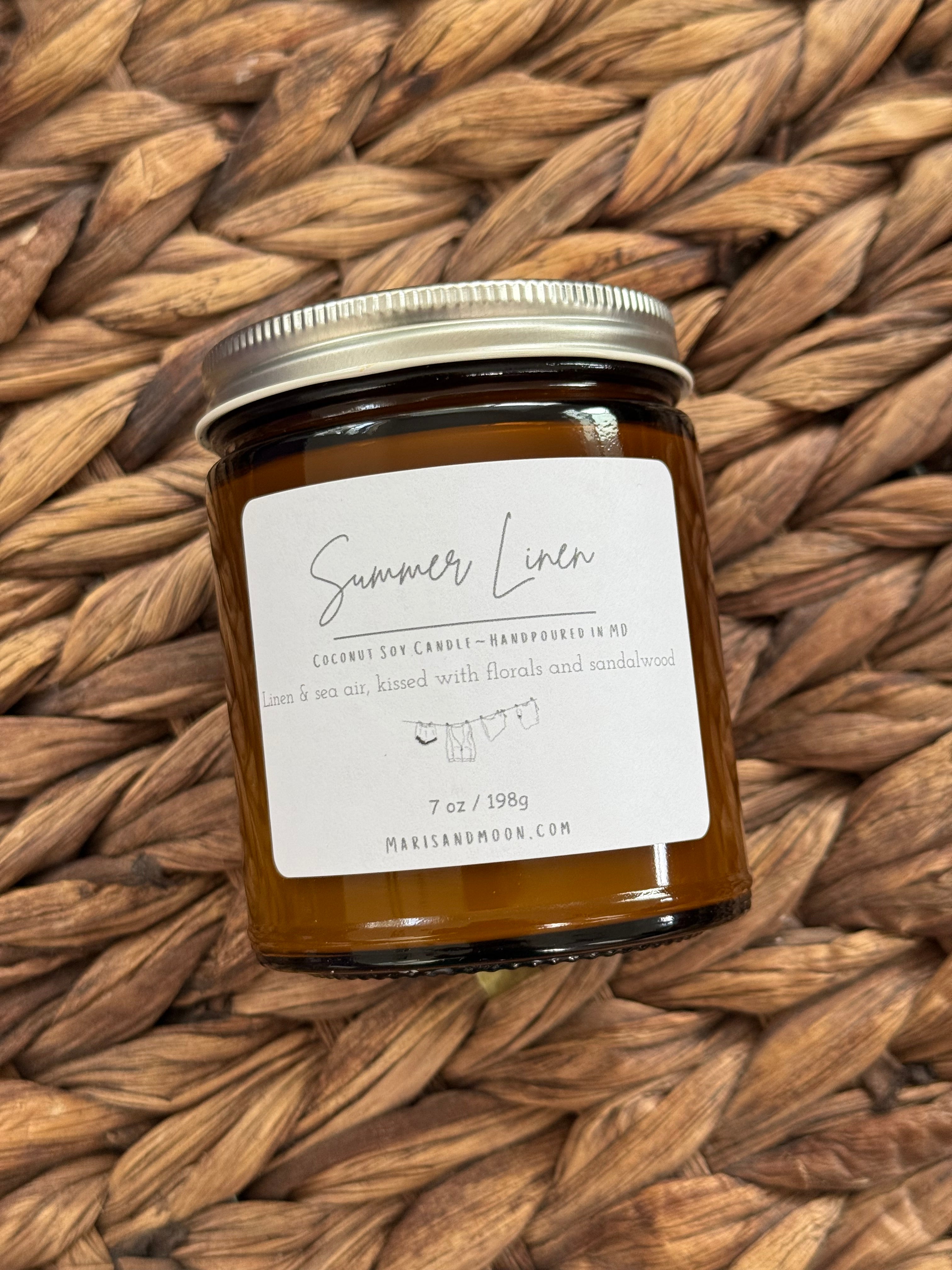 Summer Linen 7oz Coconut Soy Candle (Copy)