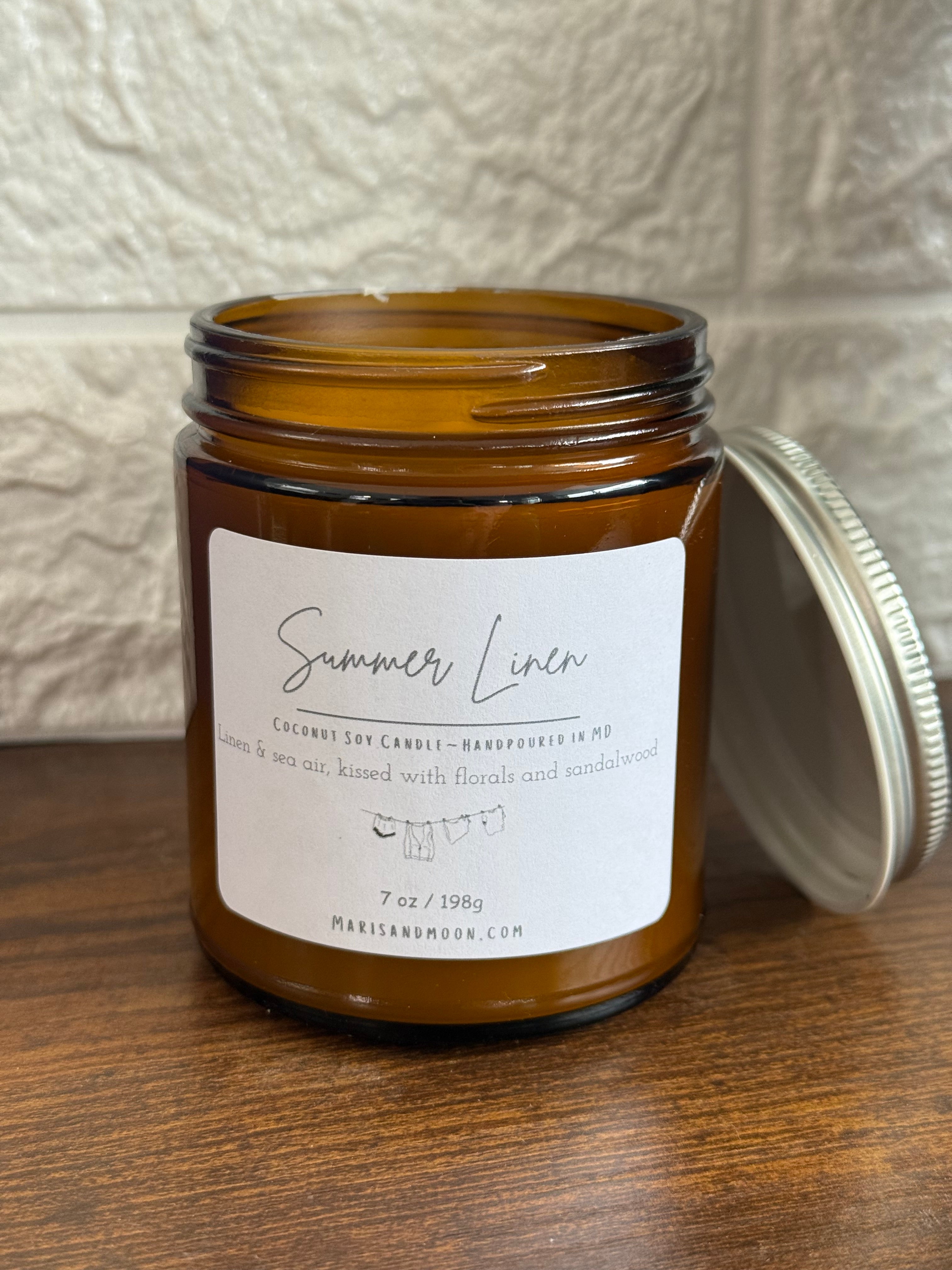 Summer Linen 7oz Coconut Soy Candle (Copy)