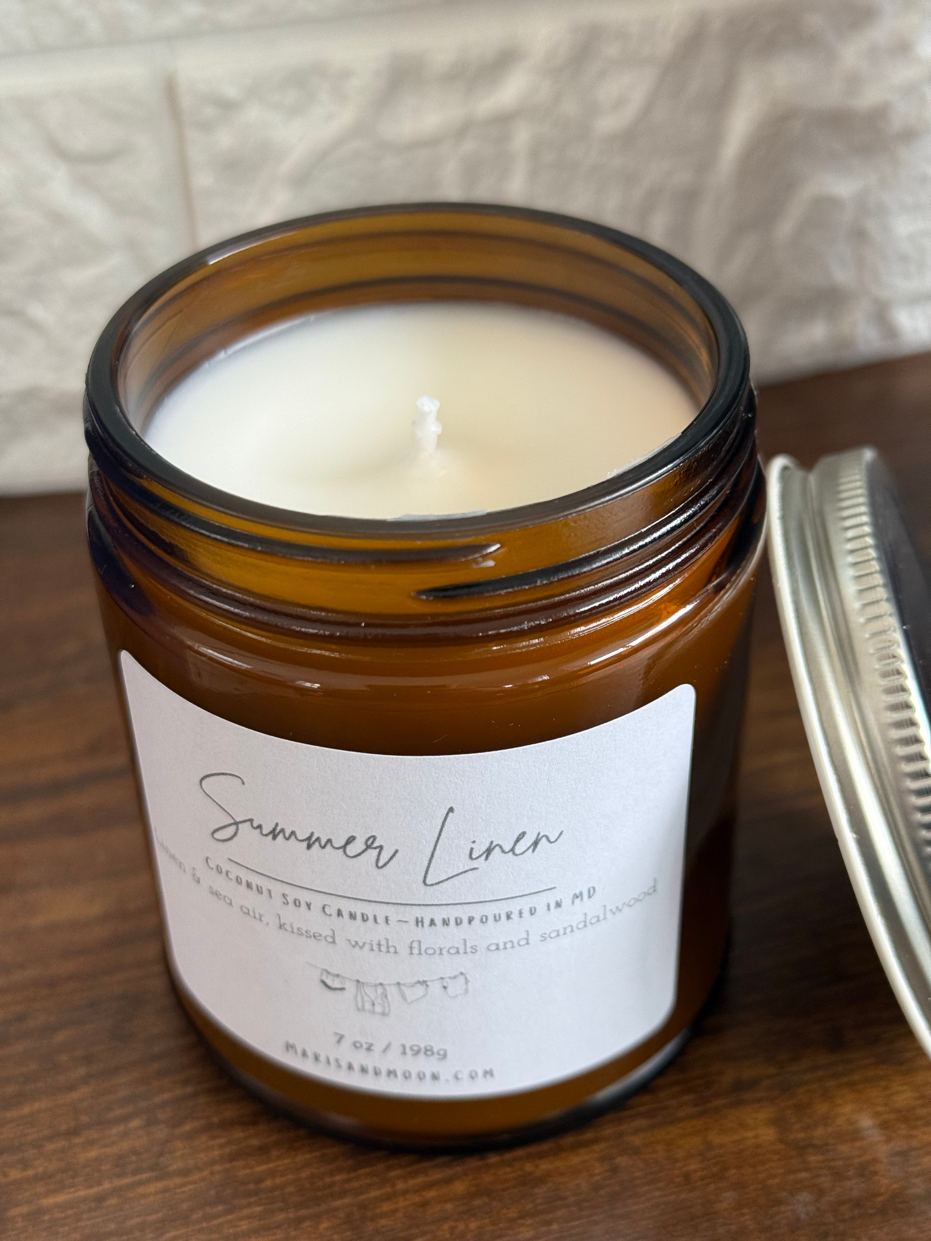 Summer Linen 7oz Coconut Soy Candle (Copy)