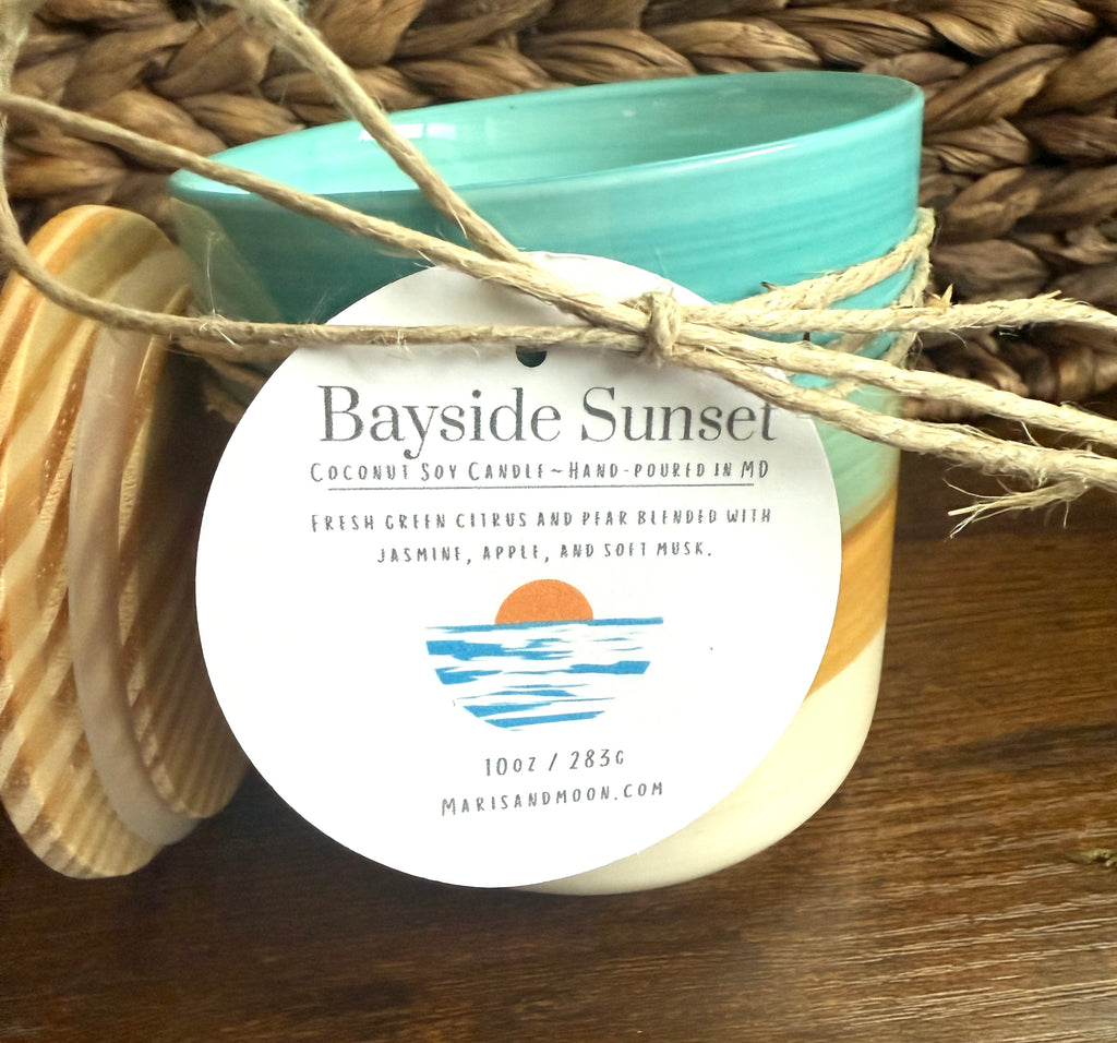 Bayside Sunset Coconut Soy Coastal Candle