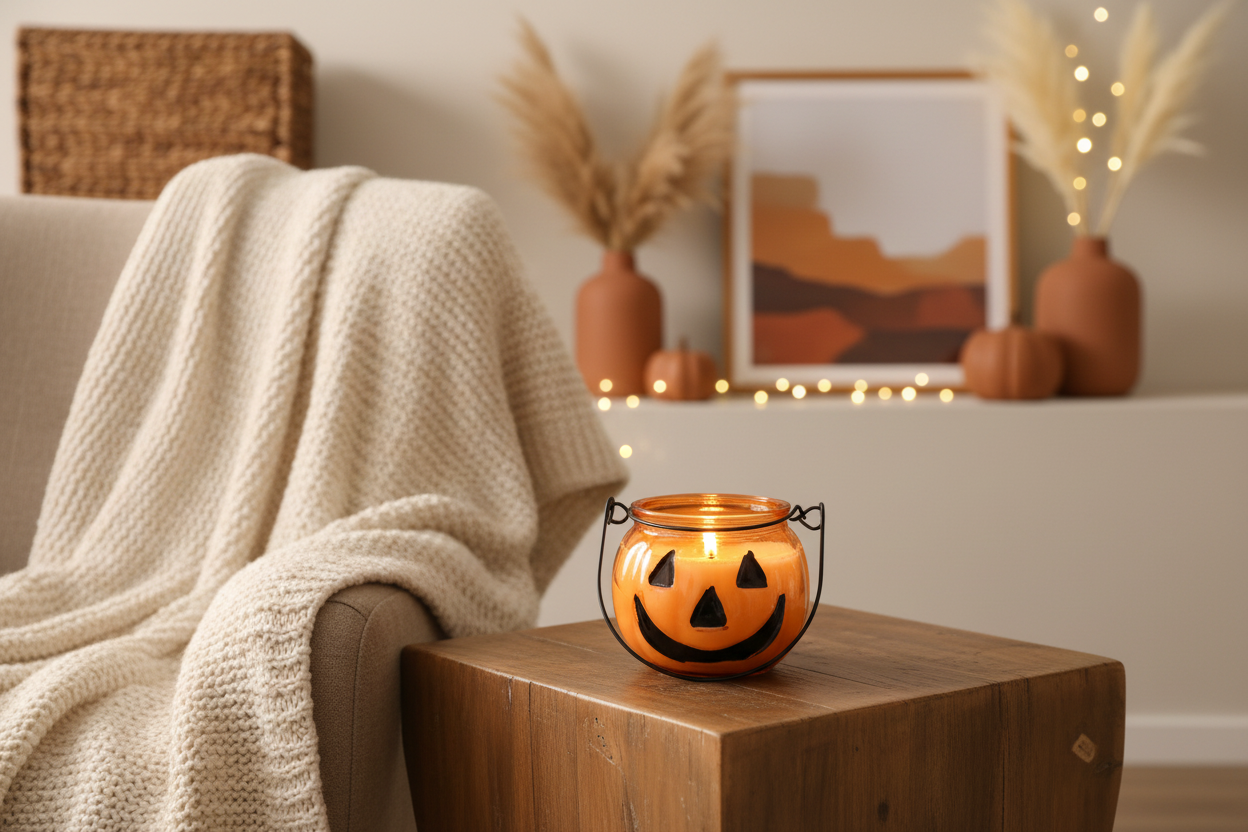Pumpkin Candle Home Lifestyle